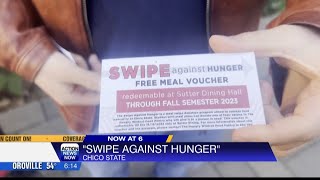 Chico States Swiping Against Hunger took place on campus [upl. by Anitaf806]