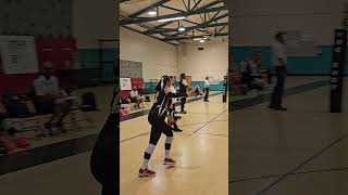 Amberly Brings The Heat with Another Amazing Ace ace bringtheheat volleyball varsityvolleyball [upl. by Einnov]