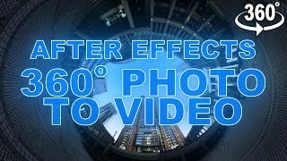 After Effects Tutorial Create A Video From A 360 Photo No Third Party Plugins Required [upl. by Osugi]