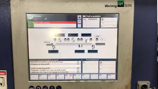 Weinig Powermat 1000018 Through Feed Moulder [upl. by Malorie]