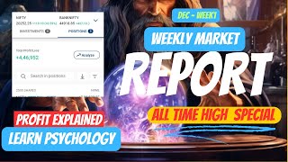 45 Lakh Profit Explained  Trading Psychology  All time high  Weekly Stock market report  Hindi [upl. by Shem]