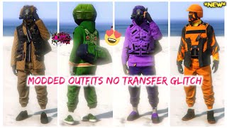 GTA 5 ONLINE  HOW TO GET MULTIPLE MODDED OUTFITS no TRANSFER GLITCH no DIRECTOR MODE GLITCH [upl. by Ahsena]