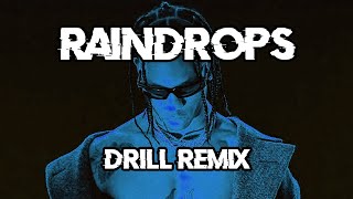 Travis Scott  Raindrops Insane DRILL REMIX  prod utkarsh4 [upl. by Aknahs525]