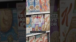 Is money tight Kellogg’s says eat cereal for dinner [upl. by Dlorag101]