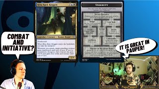 Rilsa Rael Kingpin competetiv pauper commander deck tech video with papapauper [upl. by Irac]