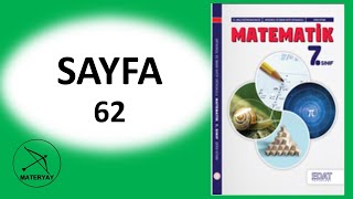 7sınıf MATEMATİK KİTABI EDAT YAYINLARI sayfa 62 [upl. by Silva]