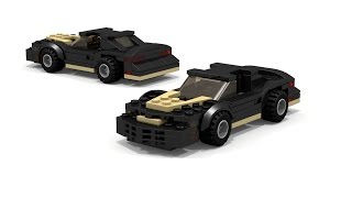 LEGO Smokey and the Bandit Pontiac Trans Am Tutorial [upl. by Anoiek]