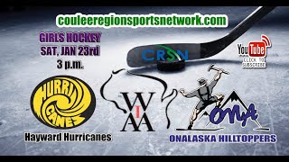 Hayward Hurricanes Girls Hockey CoOp  Onalaska Hilltoppers CoOp [upl. by Isacco]