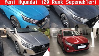 Yeni Hyundai i20 Renk Seçenekleri  Bayii Stok Alanı Çekim [upl. by Nameerf]