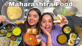 I ate MAHARASHTRIAN food for 24 HOURS🤤 [upl. by Yrag]