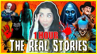 1 HOUR Of True Stories Behind Your Fav Horror Movies [upl. by Barry]