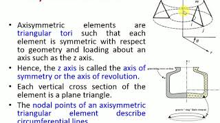 Axisymmetric Element  Introduction P AMARNATH [upl. by Oah]