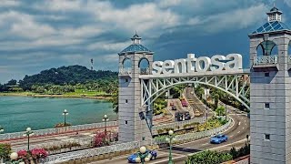 Sentosa Island Singapore travel singaporetouristattraction india love singaporeskyline Sentosa [upl. by Eidnalem]