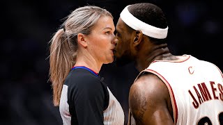 Rare NBA Moments With Female Referees [upl. by Mcclary]