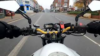 Street scrambling  Sheffield  Yamaha XJ6  POV  Throttled Escapes  Raw Audio 4K [upl. by Yoshi]