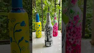 3rd time bottle art 🍃🧿 art shortsfeed shorts bottleart warliartwork artist trending [upl. by Atonsah]