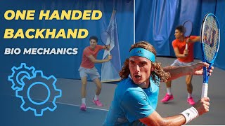 The Biomechanics Of The One Handed Backhand [upl. by Constancy935]