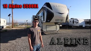 2018 Keystone Alpine 3500RL 5th wheel with 5 slide outs [upl. by Kennan757]