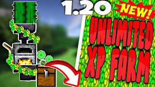 Minecraft 120  Super Easy Working Cactus XP Farm  Tutorial In BedrockJavaXboxPs4 [upl. by Ailema]