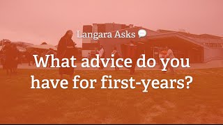 Langara Asks 💬 – What advice do you have for firstyears [upl. by Aslam]