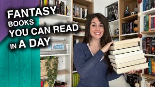 7 FANTASY BOOKS THAT YOU CAN READ IN A DAY 5star reads to binge ⭐️ [upl. by Enicnarf455]