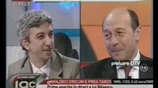 Traian Basescu il ameninta pe Razvan Dumitrescu [upl. by Otiv836]