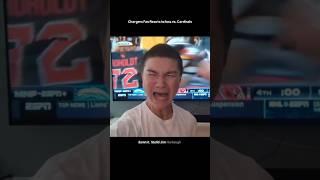 Chargers Fan Reacts to loss vs Cardinals NFL Week 7 [upl. by Hamburger]