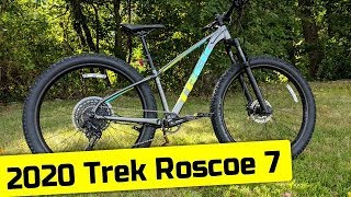 The 2020 Trek Roscoe 7 275 Aluminum Hardtail Feature Review and Weight [upl. by Philo]