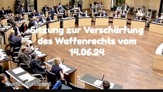 Waffengesetz Verschärfung  Sitzung des Bundesrats  Bildungsvideo [upl. by Yrogreg]