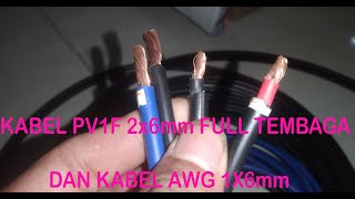 unboxing kabel panel surya kabel pv1f 2x6mm [upl. by Tterrag255]