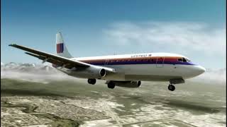 United airlines flight 585  crash animation [upl. by Samtsirhc58]