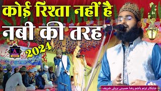 कोई रिश्ता नहीं है नबी की तरह  koi rishta Nahin Hai Nabi Ki tarah by Hashim Raza husaini Bareilly [upl. by Aerdnac]