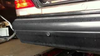 Mercedes W140 S600 V12 1998 exhaust  straight pipe  part 2 [upl. by Sobel]