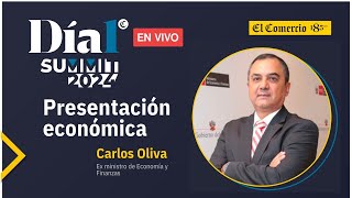 EN VIVO CARLOS OLIVA exministro de Economía expone sobre el CONTEXTO ECONÓMICO DEL PAÍS [upl. by Airamalegna]