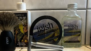 RazoRock İrish Countryside  Mühle R89  Gillette Nacet  Nom Tıraş fırçası  Dawn of Glory [upl. by Llenehs]