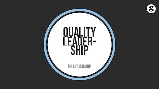 Quality Leadership [upl. by Zorana]