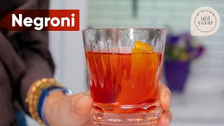 Negroni Tarifi 🥃 1 Dakikada Öğren ⏳ [upl. by Vivien393]