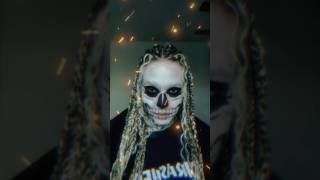 Tate Langdon💀 halloweenmakeuplook halloween tatelangdon americanhorrorstory ahs skullmakeup [upl. by Talanian]