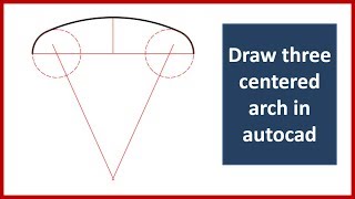 draw three centered arch sample 1 [upl. by Althee]