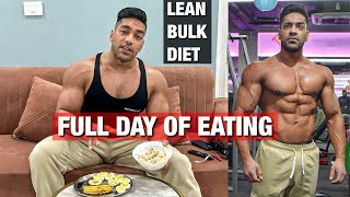 Full Day Of Eating For Lean BulkMuscle Gain  Indian Bodybuilding [upl. by Candless826]