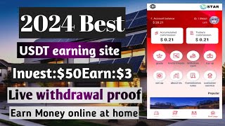 STARquot2024 best earning application sing up to get bouns rewards live withdrawal proof🤑 [upl. by Atsira]