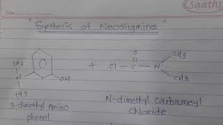 Neostigmine Synthesis [upl. by Alletneuq924]