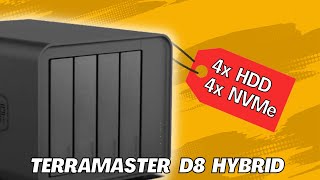 TerraMaster D8 Hybrid DAS  4 Bay SATA  4 NVMe  How good is it [upl. by Krischer241]