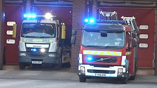 BRAND NEW Stalybridge DAF LF Beavertail  Polaris and Pump Turnout  Greater Manchester Fire [upl. by Barbaraanne]