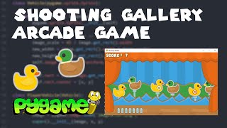 ASMR Programming  Shooting Gallery Arcade Game in Python and Pygame [upl. by Robina252]