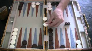 Beginner Backgammon Tutorial  3  Hitting and ReEntering [upl. by Lewis]