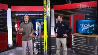 Corby Fisher explaining Ski Jumping skis on Universal Sports  NBC [upl. by Kingston]