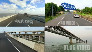 Padma Bridge 4k Video  Padma Setu 4k  Sabbir Vlog [upl. by Perdita]