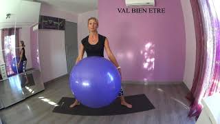 PILATES BALLON Swiss Ball 5 niveau avancé [upl. by Akyre708]