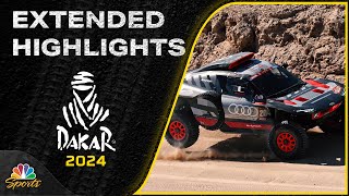 Stage 4  2024 Dakar Rally  EXTENDED HIGHLIGHTS  1924  Motorsports on NBC [upl. by Yllet274]